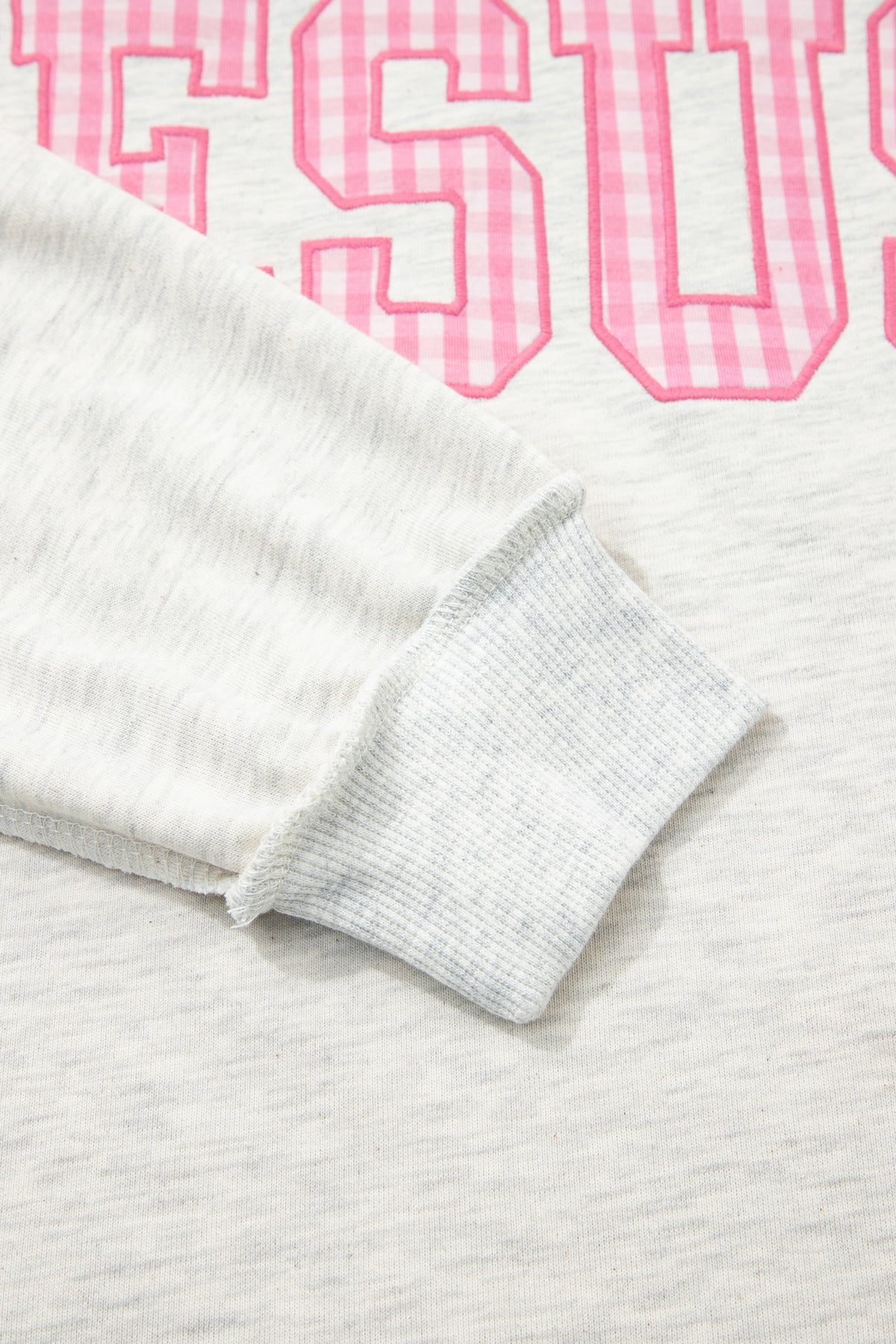 Gray High Neck Polka Dot Slogan Printed Baggy Sweatshirt-Tops/Sweatshirts & Hoodies-[Adult]-[Female]-2022 Online Blue Zone Planet