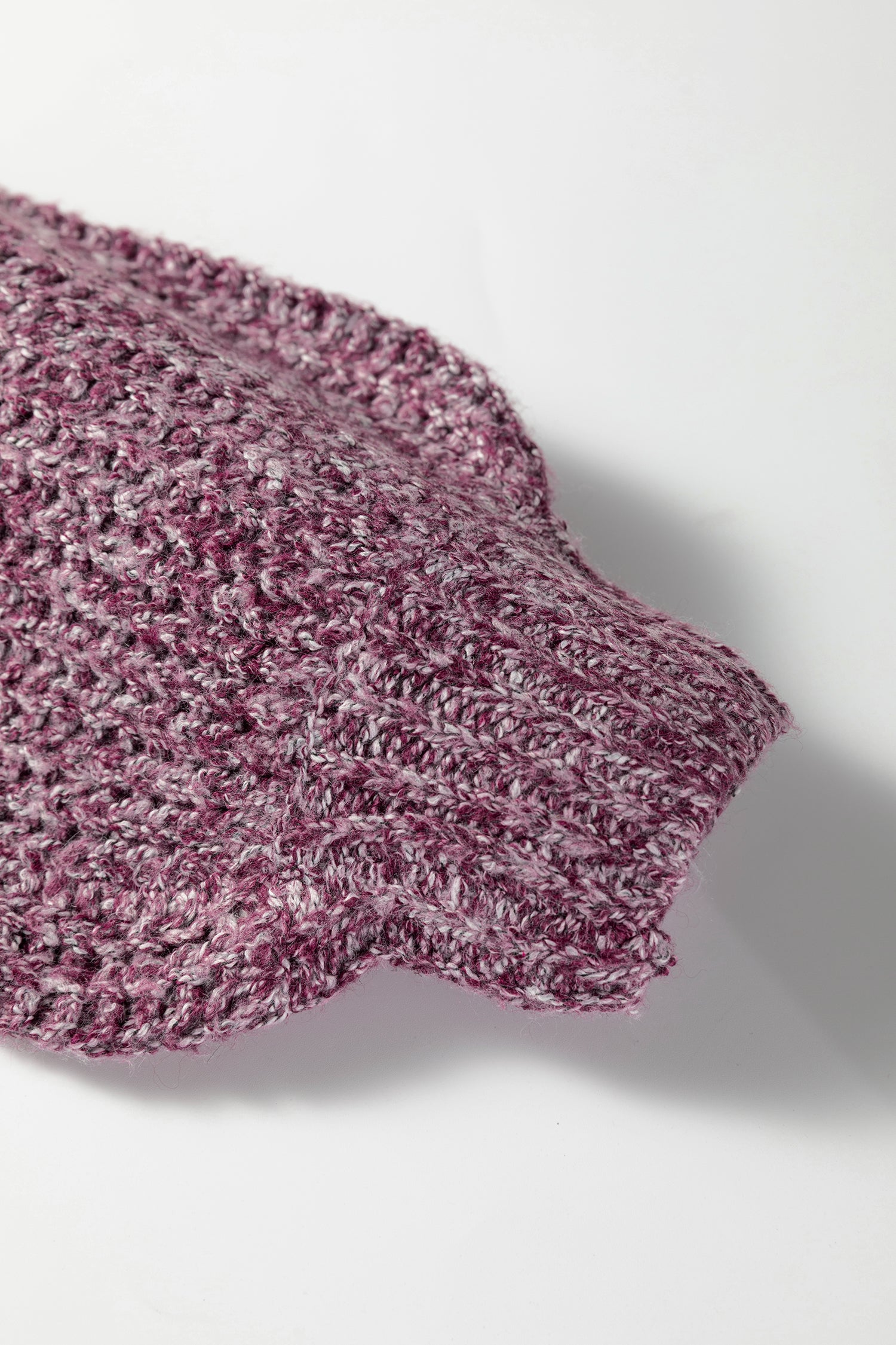 Purple Color Block Patchwork Knotted Back Loose Fit Sweater-TOPS / DRESSES-[Adult]-[Female]-2022 Online Blue Zone Planet