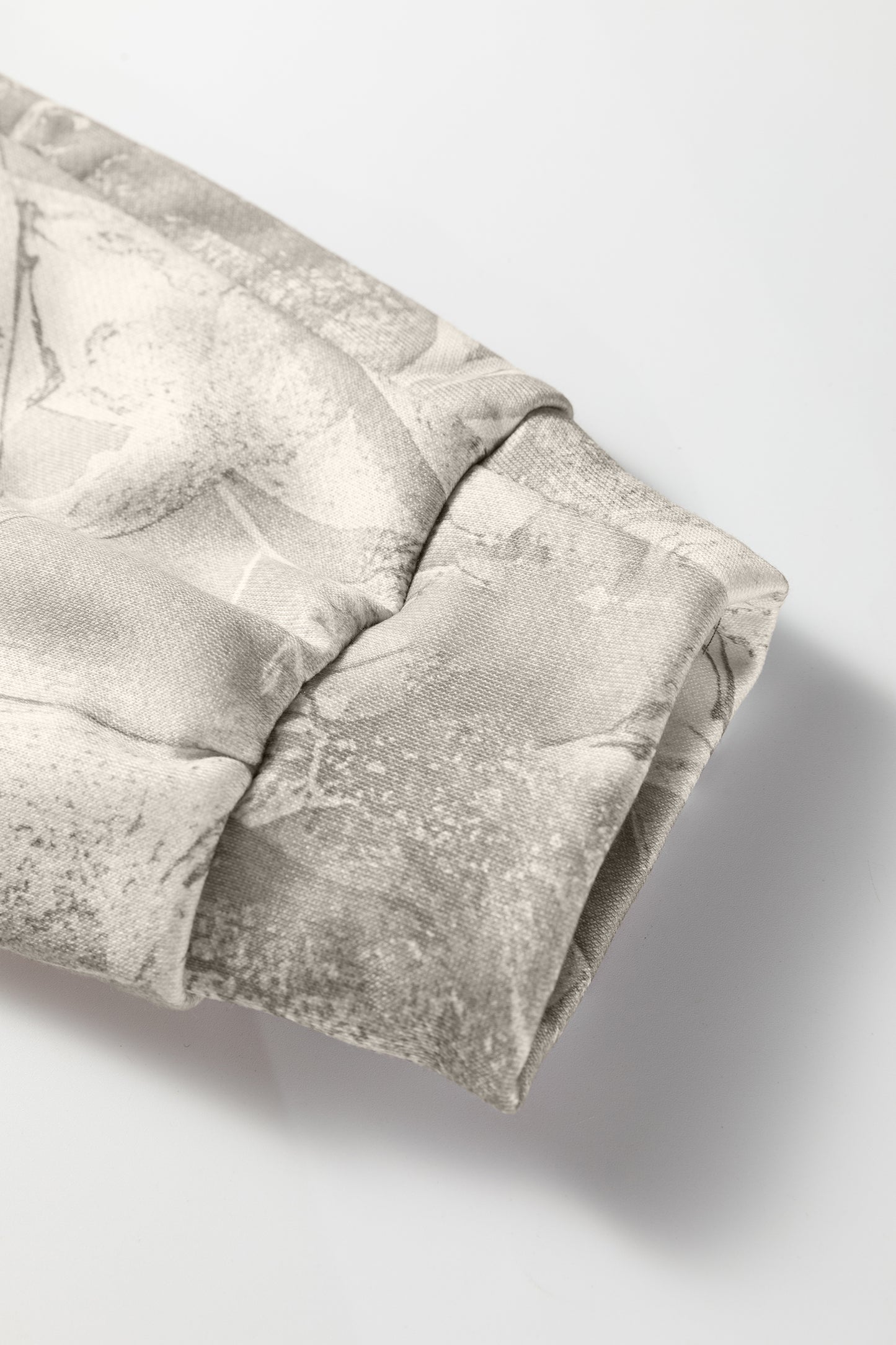 Beige Camouflage Woodland Print Oversized Sporty Hoodie-Tops / Dresses-[Adult]-[Female]-2022 Online Blue Zone Planet