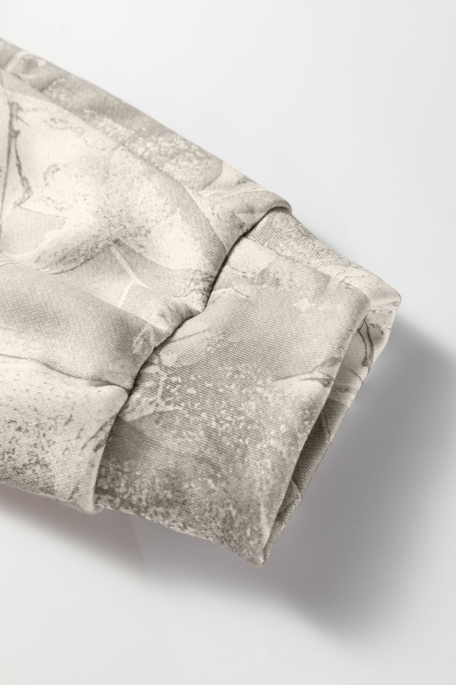 Beige Camouflage Woodland Print Oversized Sporty Hoodie-Tops / Dresses-[Adult]-[Female]-2022 Online Blue Zone Planet