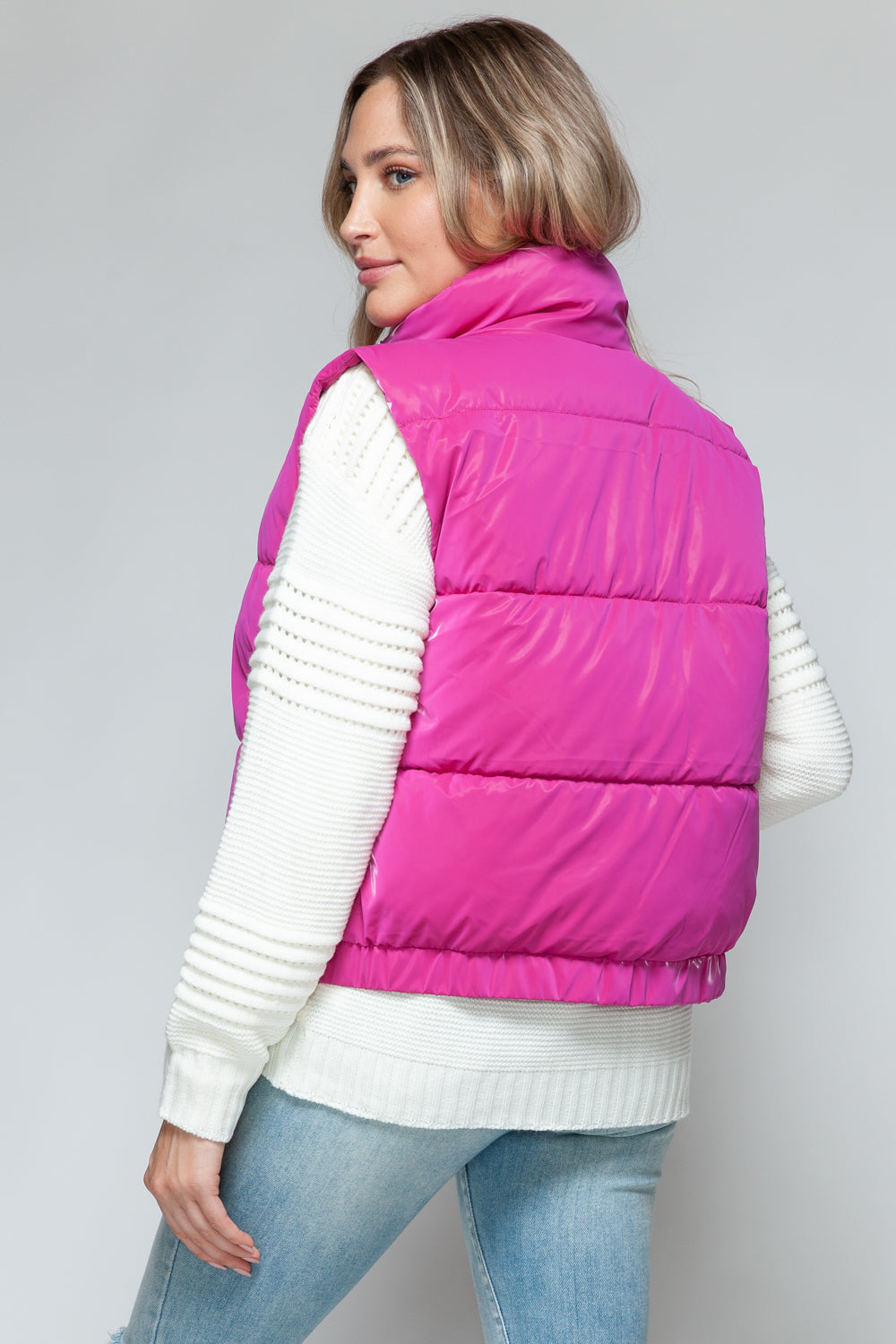 Snobbish Fine Fur Lining Quilted Vest-TOPS / DRESSES-[Adult]-[Female]-2022 Online Blue Zone Planet