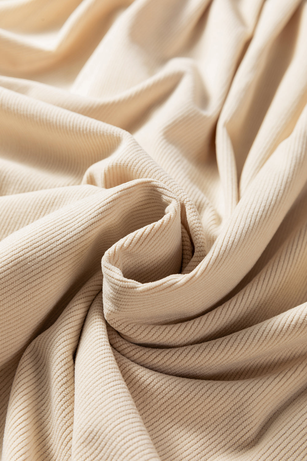 Parchment Notched Neck Scallop Detail Plus Size Mini Dress-TOPS / DRESSES-[Adult]-[Female]-2022 Online Blue Zone Planet