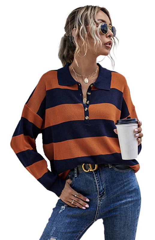 Women's Fashion Trend Pullover Sweater-[Adult]-[Female]-2022 Online Blue Zone Planet