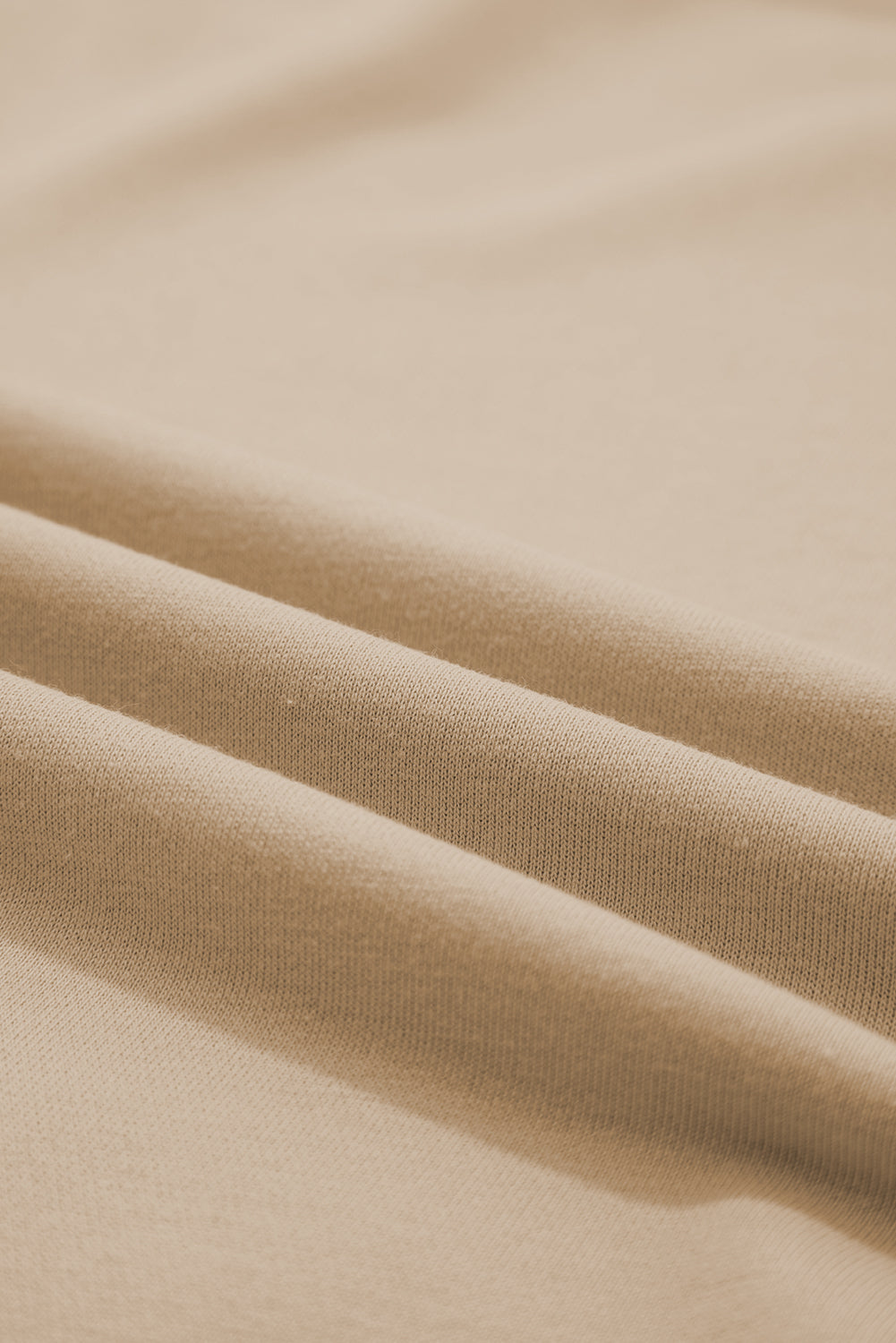 Parchment Raw Edge Exposed Seam Raglan Sleeve Side Slit Sweatshirt-Tops/Sweatshirts & Hoodies-[Adult]-[Female]-2022 Online Blue Zone Planet