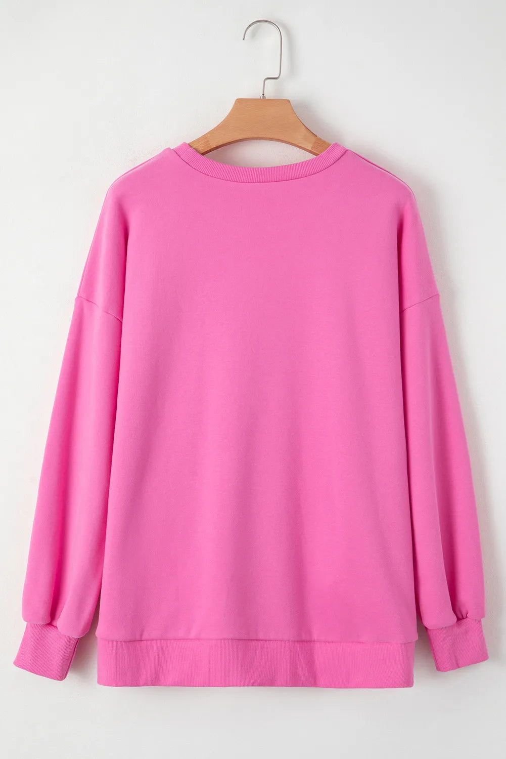 Round Neck Long Sleeve Sweatshirt-TOPS / DRESSES-[Adult]-[Female]-2022 Online Blue Zone Planet