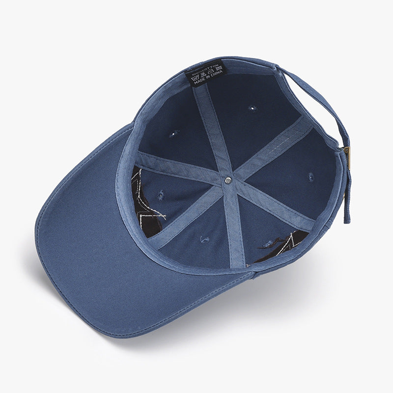 Adjustable Star Raw Hem Cap-BASEBALL HATS-[Adult]-[Female]-2022 Online Blue Zone Planet