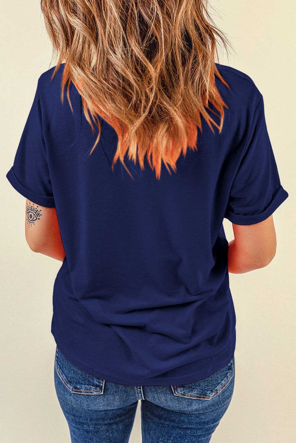Bright Green Casual Plain Crew Neck Tee-Tops/Tops & Tees-[Adult]-[Female]-2022 Online Blue Zone Planet