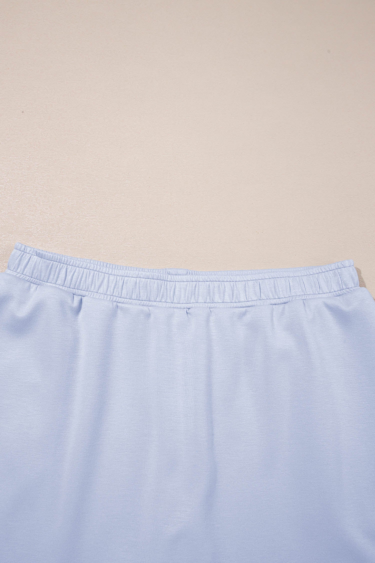 Beau Blue Puff Sleeve Pearl Embellished Scallop Trim Top 2 Piece Skort Set-Two Piece Sets/Two Piece Dresses-[Adult]-[Female]-2022 Online Blue Zone Planet