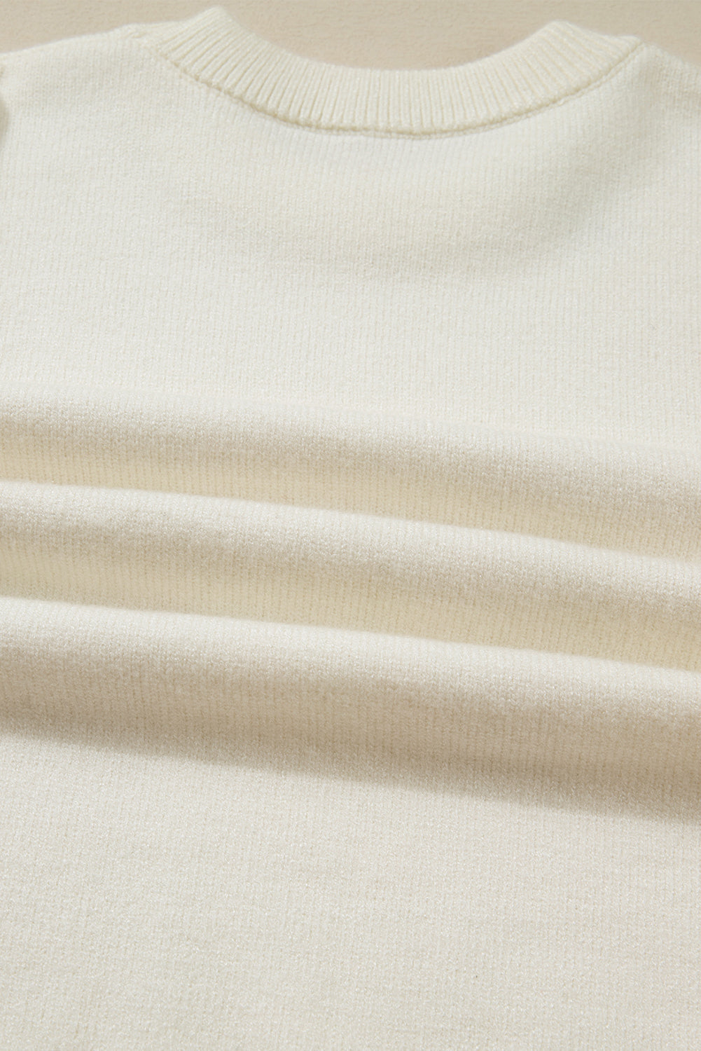 White Sequined Bow Graphic Christmas Holiday Sweater-TOPS / DRESSES-[Adult]-[Female]-2022 Online Blue Zone Planet