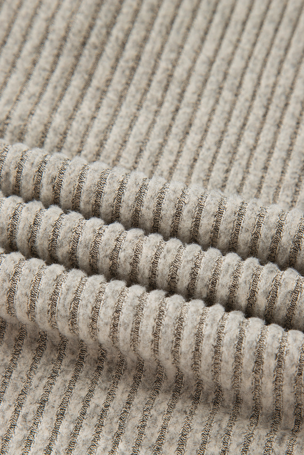 Simply Taupe Ribbed Texture Drop Shoulder Henley Knit Top-Tops/Long Sleeve Tops-[Adult]-[Female]-2022 Online Blue Zone Planet