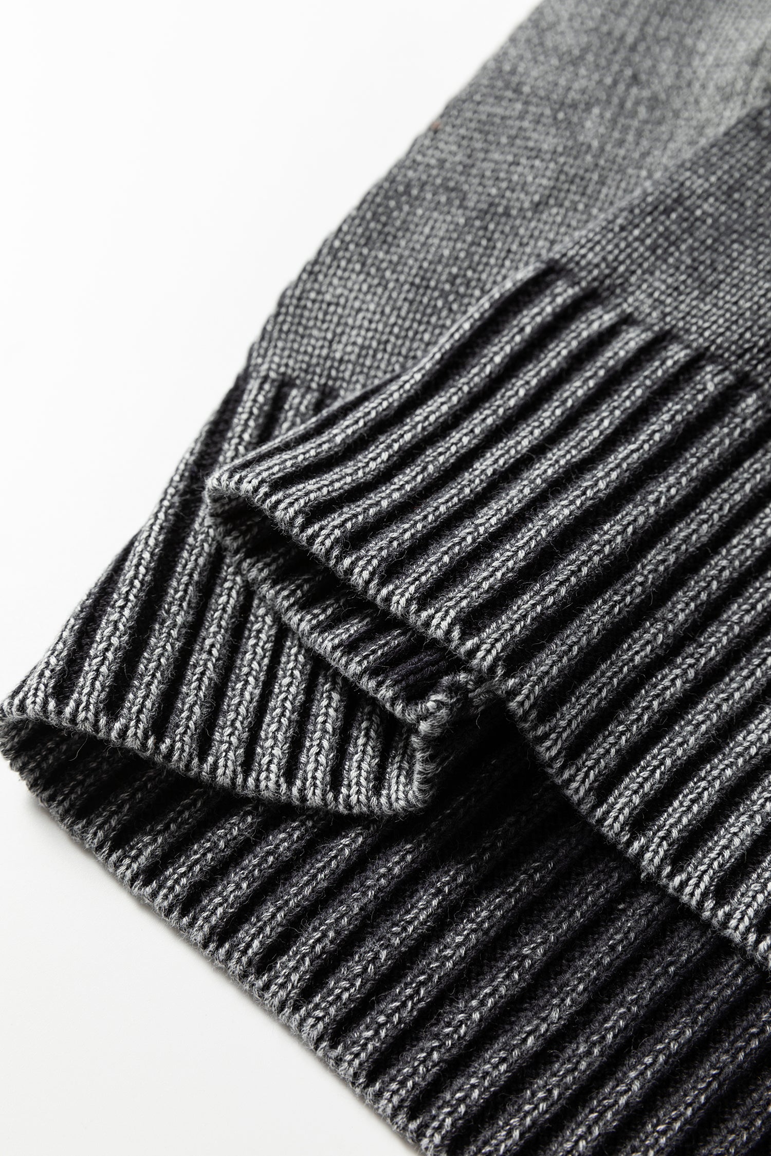 Black Mineral Wash V Neck Knit Exposed Seam Drop Shoulder Loose Sweater-TOPS / DRESSES-[Adult]-[Female]-2022 Online Blue Zone Planet