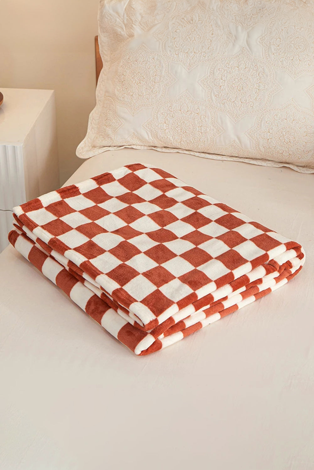 Black Checkerboard Printed Soft Throw Blanket-Accessories & Jewelry-[Adult]-[Female]-2022 Online Blue Zone Planet