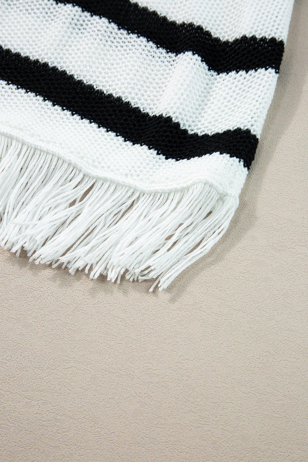 Beige Stripe Loose Knit Fringe Tank Top-Sale (50% OFF)/20% OFF-[Adult]-[Female]-2022 Online Blue Zone Planet
