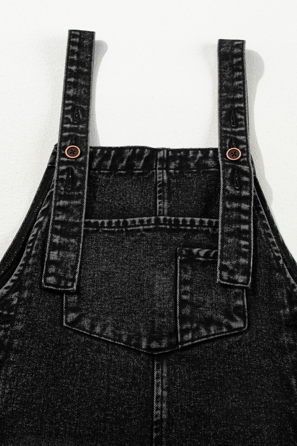 Distressed Wide Strap Denim Overalls-TOPS / DRESSES-[Adult]-[Female]-2022 Online Blue Zone Planet