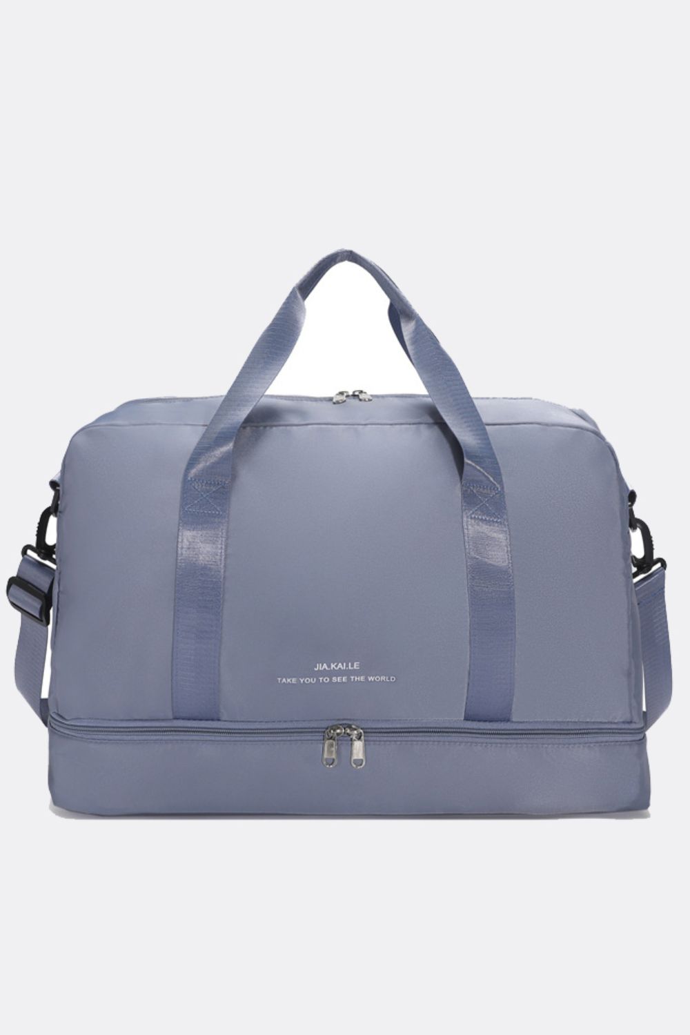 Nylon Dry and Wet Separation Travel Bag-HANDBAGS-[Adult]-[Female]-Dusty Blue-One Size-2022 Online Blue Zone Planet