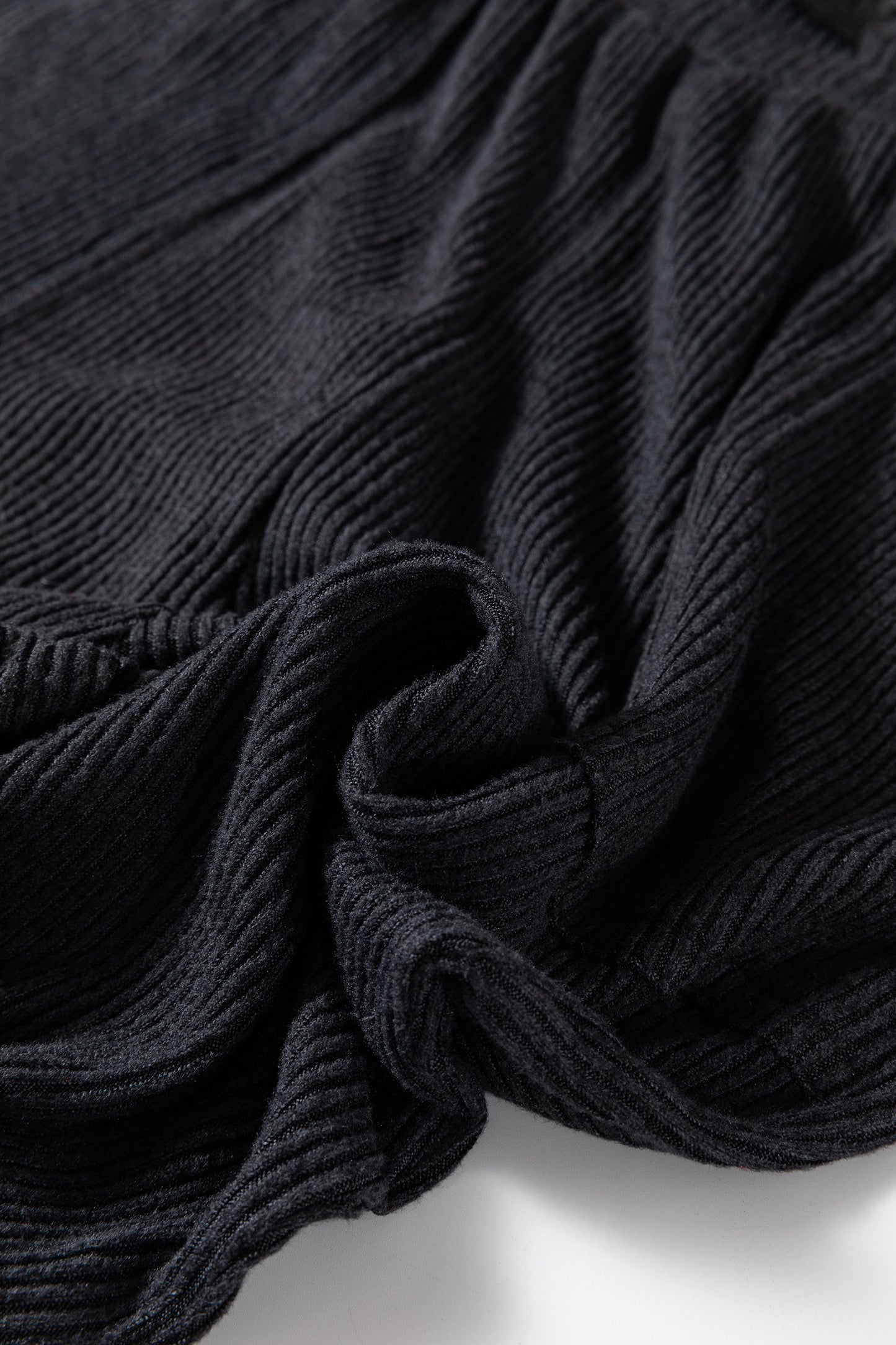 Black Ribbed Drawstring Active Jogger Pants-Tops / Dresses-[Adult]-[Female]-2022 Online Blue Zone Planet