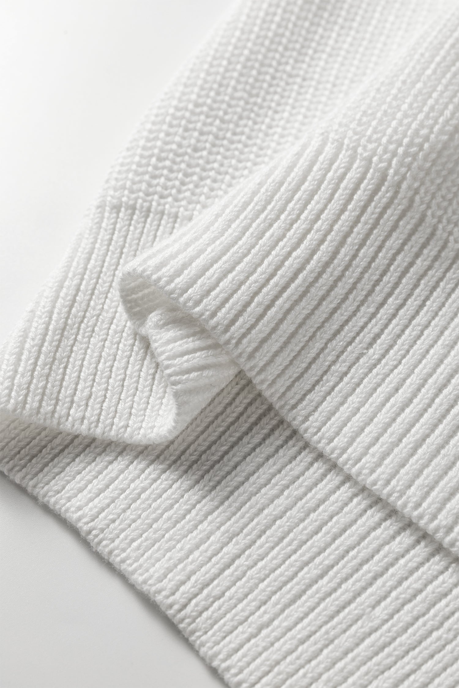 White Asymmetric Neck Drop Shoulder Baggy Slouchy Sweater-TOPS / DRESSES-[Adult]-[Female]-2022 Online Blue Zone Planet