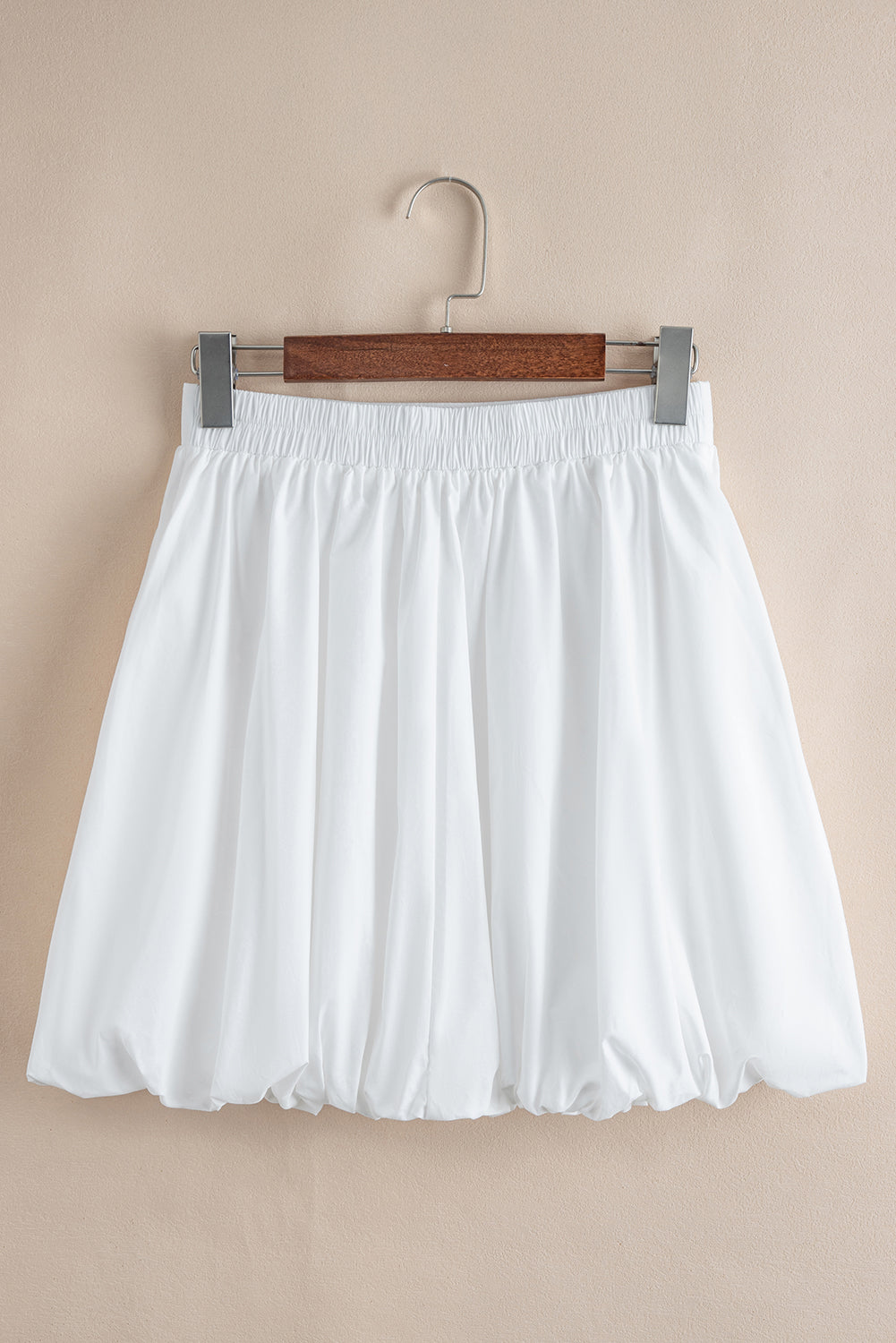 White Bubble Mini Skirt With Pockets-Bottoms/Skirts & Petticoat-[Adult]-[Female]-2022 Online Blue Zone Planet