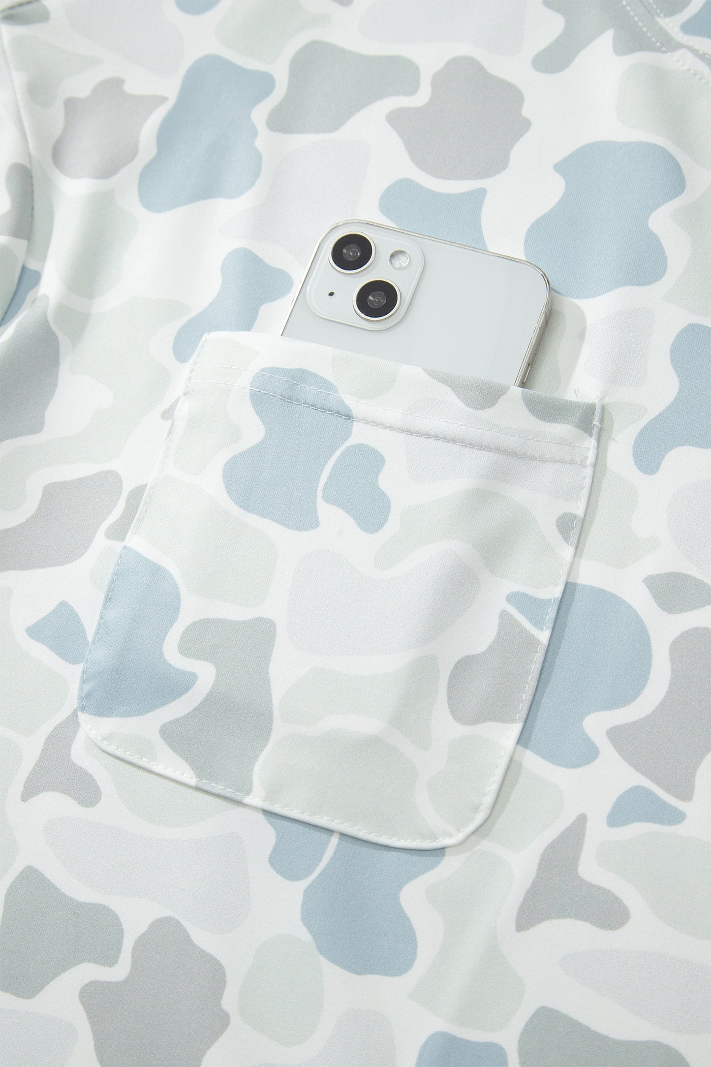 Multicolour Camouflage Print Casual Tee Drawstring Short Set-Two Piece Sets/Short Sets-[Adult]-[Female]-2022 Online Blue Zone Planet
