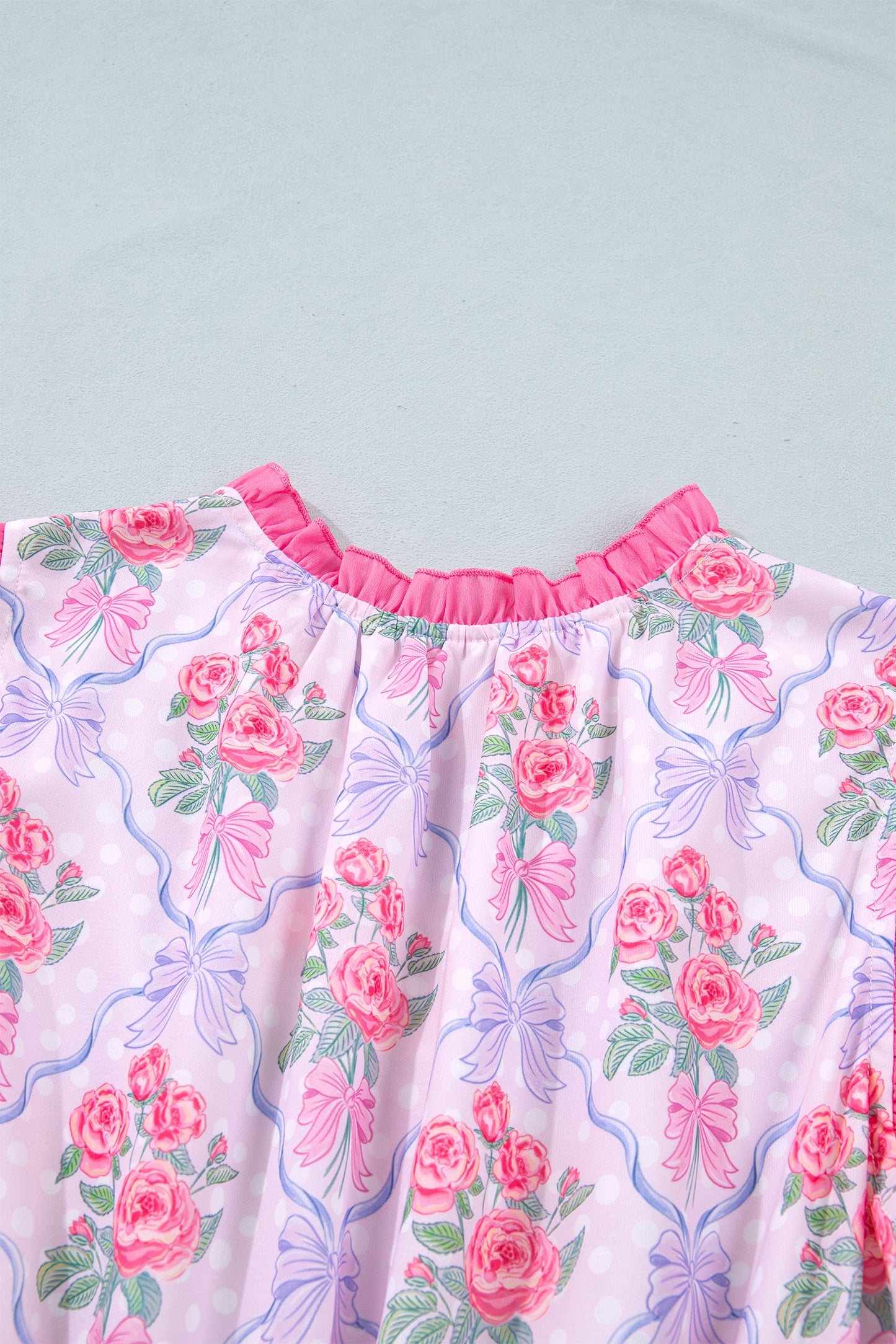 Purple Tiered Ruffles Sleeveless Summer Floral Dress-Dresses/Floral Dresses-[Adult]-[Female]-2022 Online Blue Zone Planet