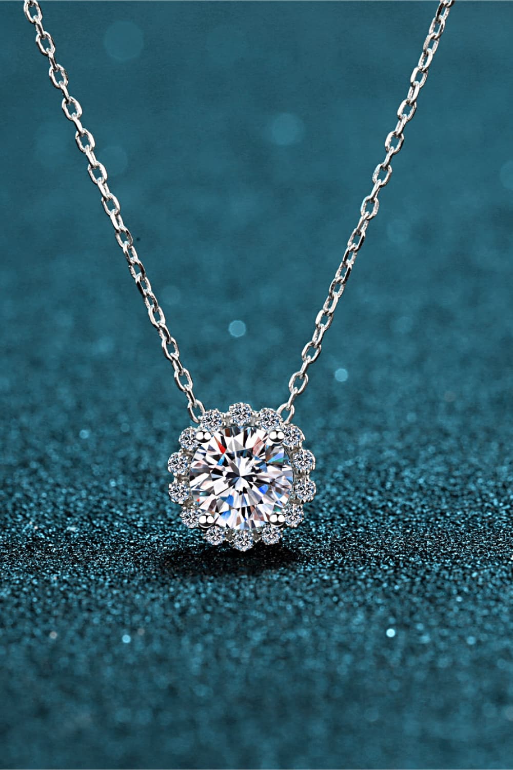 3 Carat Moissanite 925 Sterling Silver Necklace-NECKLACES-[Adult]-[Female]-Silver-One Size-2022 Online Blue Zone Planet