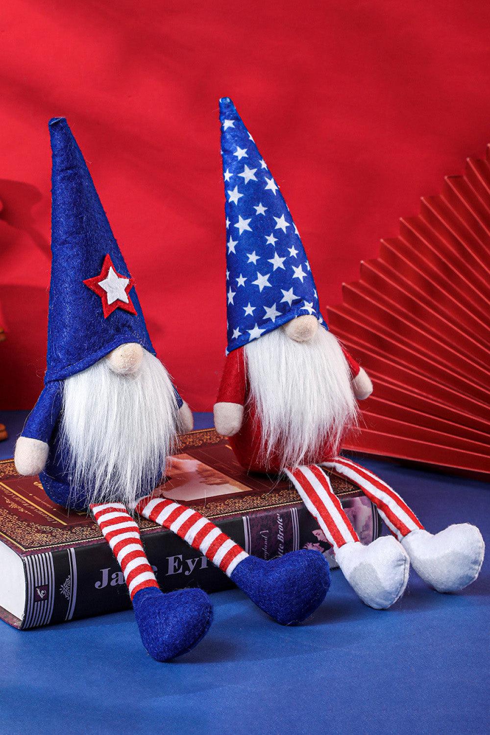 3-Piece Independence Day Pointed Hat Gnomes BLUE ZONE PLANET