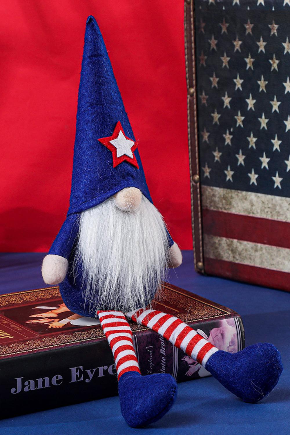 3-Piece Independence Day Pointed Hat Gnomes BLUE ZONE PLANET