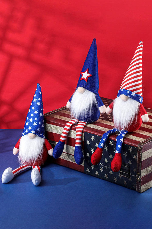 3-Piece Independence Day Pointed Hat Gnomes BLUE ZONE PLANET