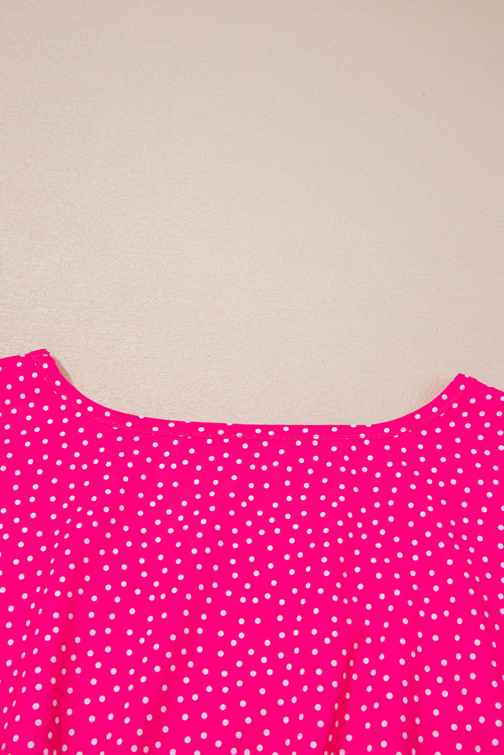Rose Polka Dot Print Ruffled Smocked High Waist Plus Midi Dress-TOPS / DRESSES-[Adult]-[Female]-2022 Online Blue Zone Planet