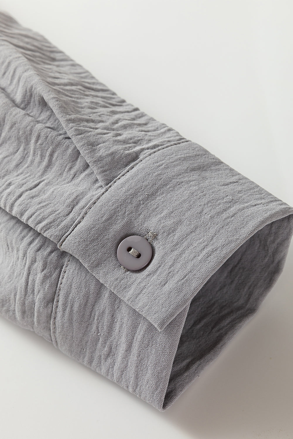 Gray Color Block/Pure Color Patch Pocket Shirt-Tops/Blouses & Shirts-[Adult]-[Female]-2022 Online Blue Zone Planet