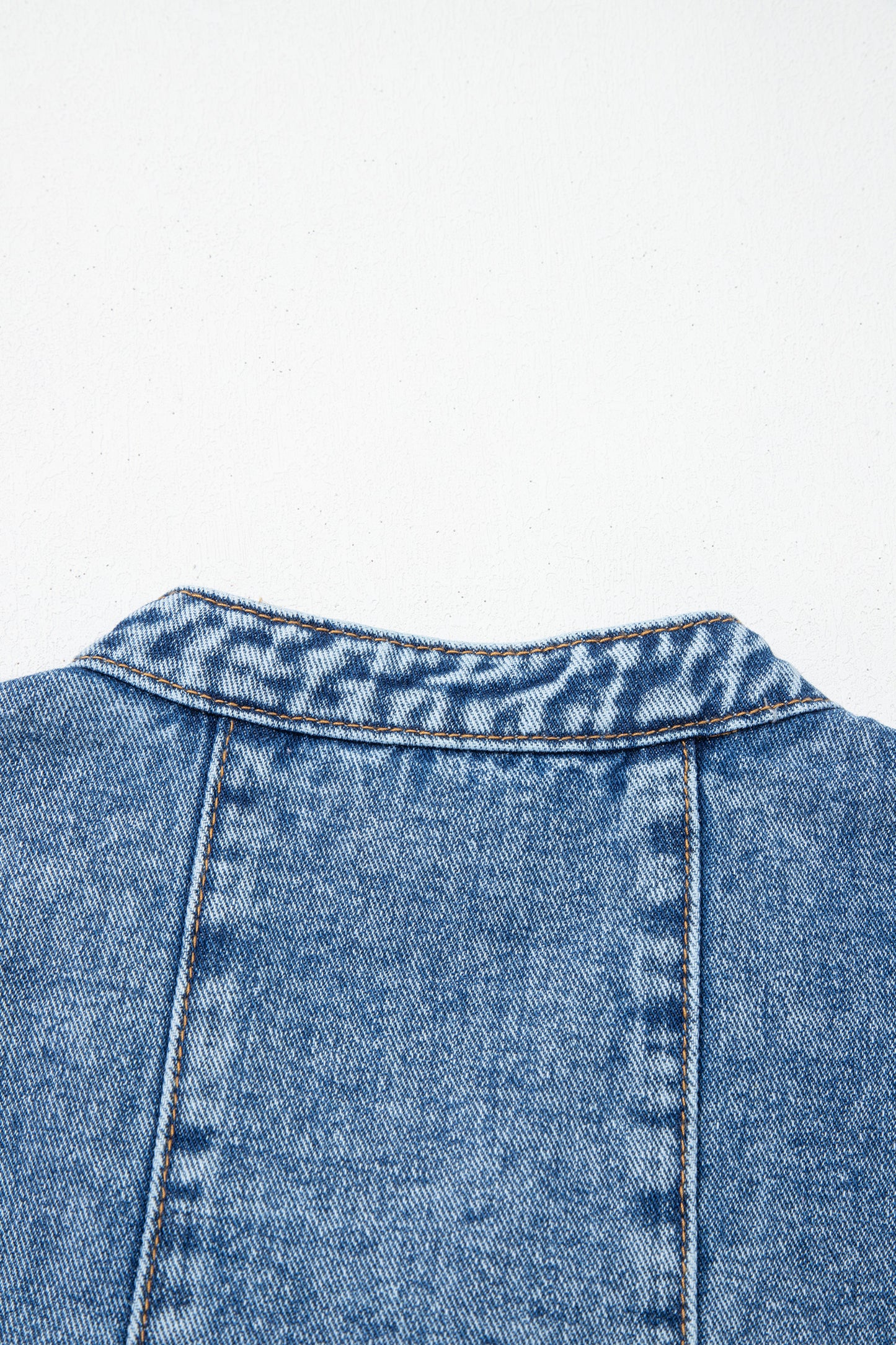 Myosotis Western Belt Button Down Sleeveless Denim Short Dress-TOPS / DRESSES-[Adult]-[Female]-2022 Online Blue Zone Planet