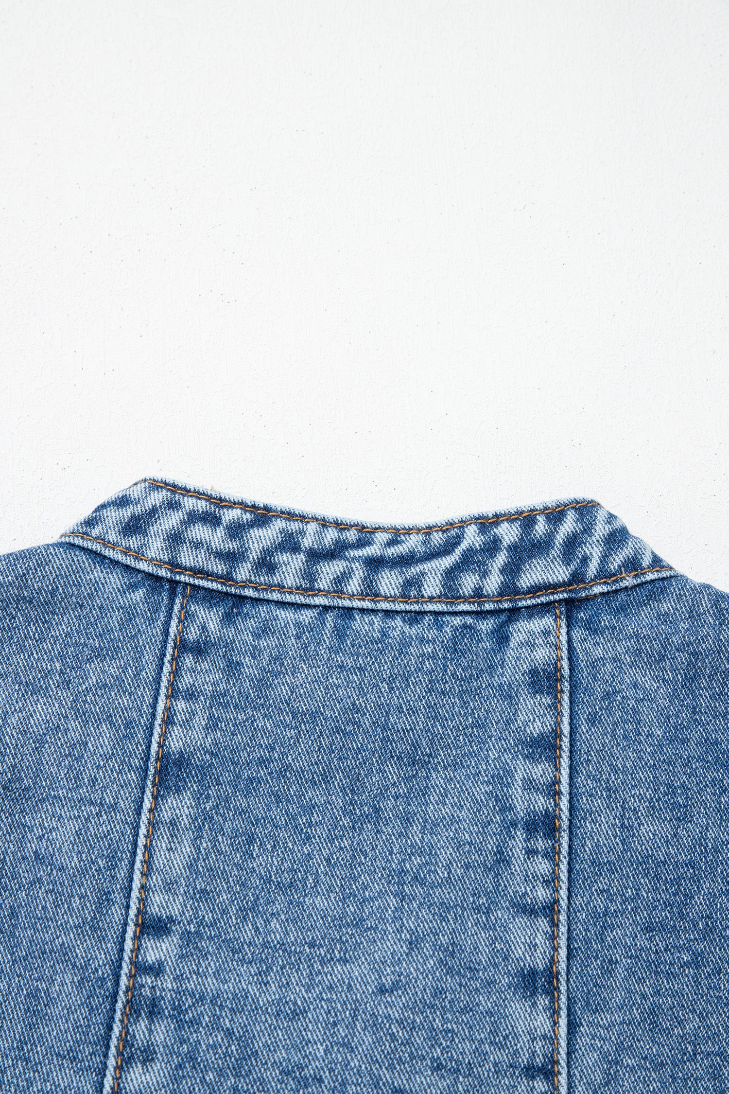 Myosotis Western Belt Button Down Sleeveless Denim Short Dress-TOPS / DRESSES-[Adult]-[Female]-2022 Online Blue Zone Planet