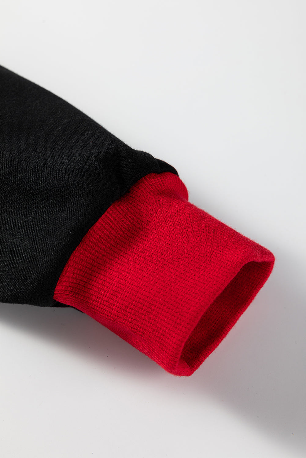 Black GAME DAY Letter Graphic Varsity Striped Detail Baggy Sweatshirt-Tops/Sweatshirts & Hoodies-[Adult]-[Female]-2022 Online Blue Zone Planet