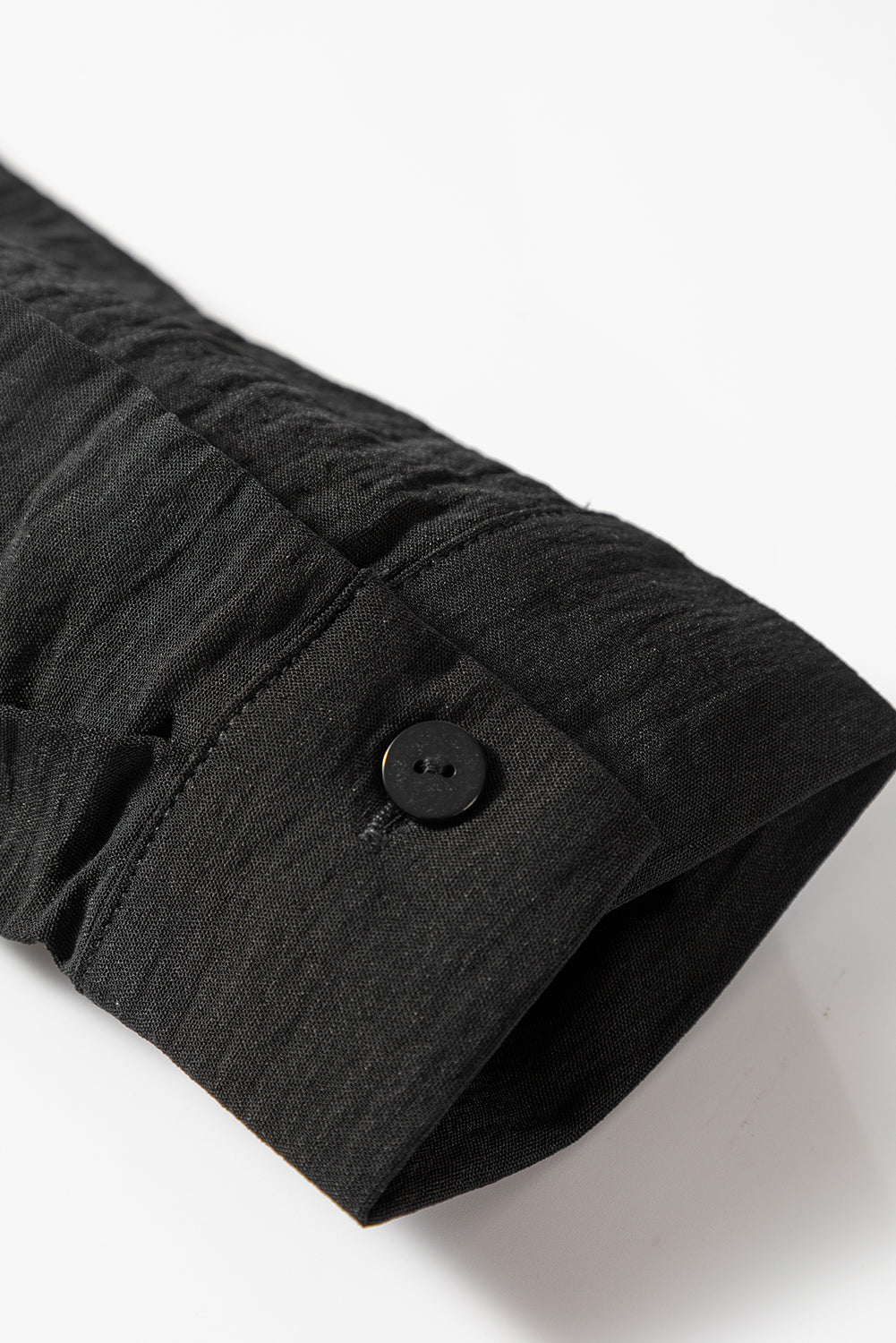 Black Pure Color Patch Pocket Shirt-Tops/Blouses & Shirts-[Adult]-[Female]-2022 Online Blue Zone Planet