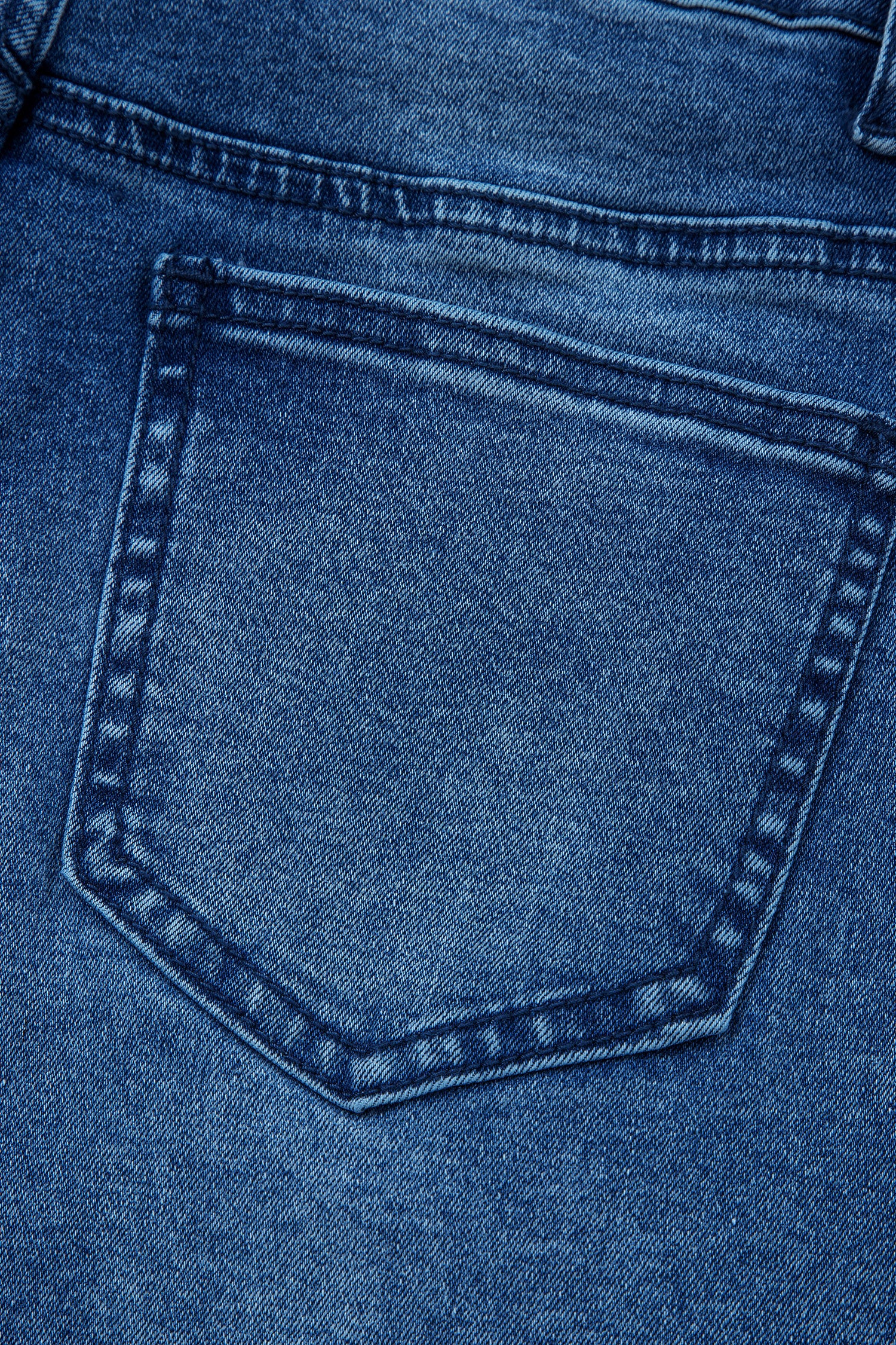 Sail Blue Frayed Cropped Straight Jeans-Bottoms/Jeans-[Adult]-[Female]-2022 Online Blue Zone Planet