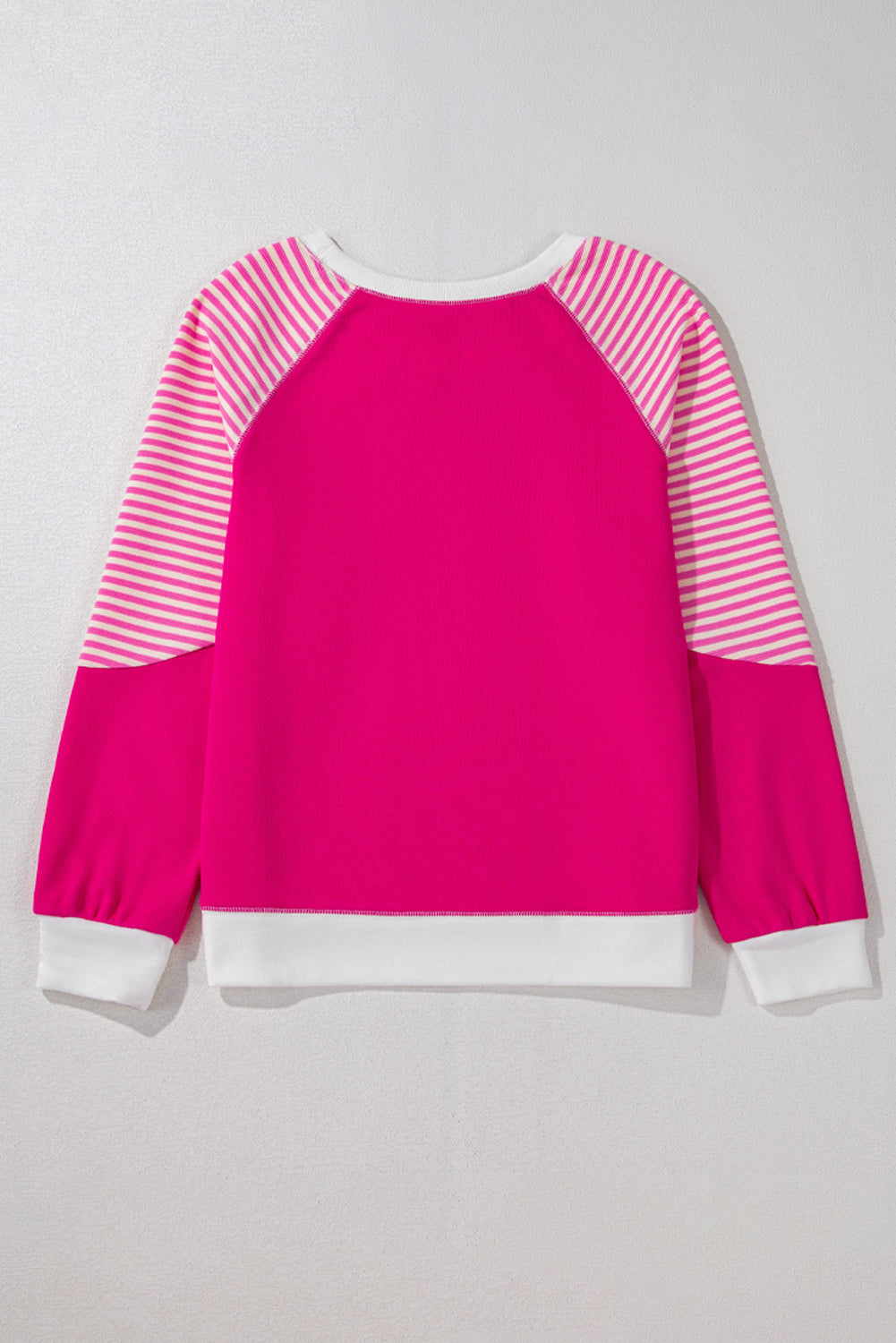 Striped Round Neck Long Sleeve Sweatshirt-TOPS / DRESSES-[Adult]-[Female]-2022 Online Blue Zone Planet