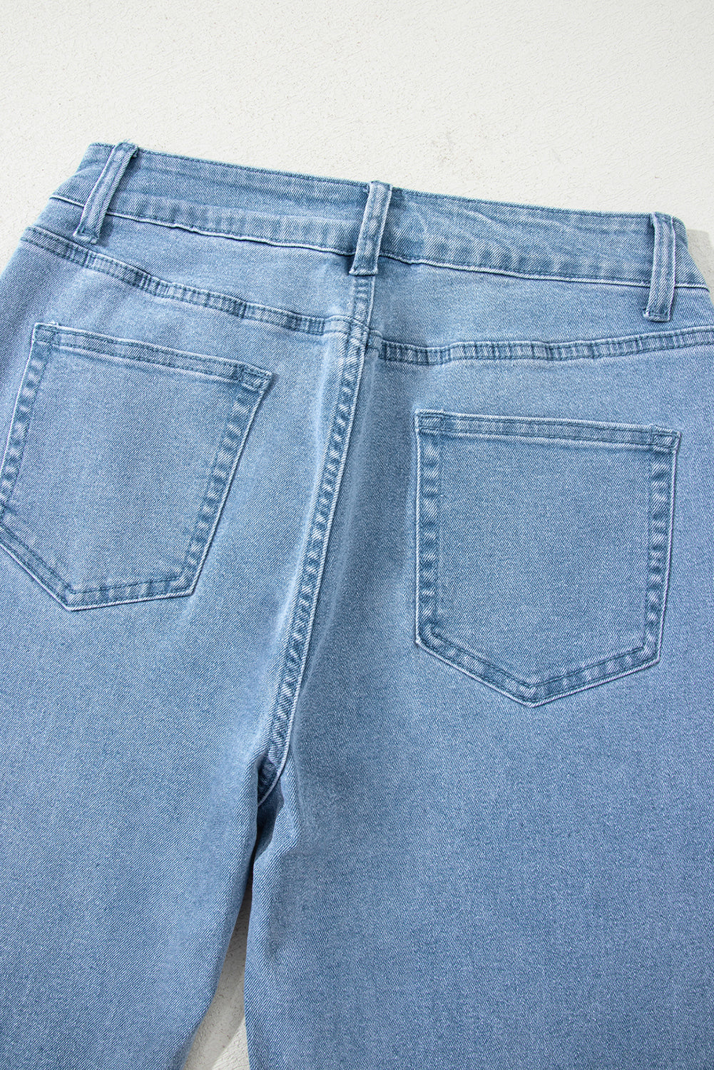 Myosotis Acid Washed High Rise Cropped Wide Leg Jeans-Bottoms/Jeans-[Adult]-[Female]-2022 Online Blue Zone Planet
