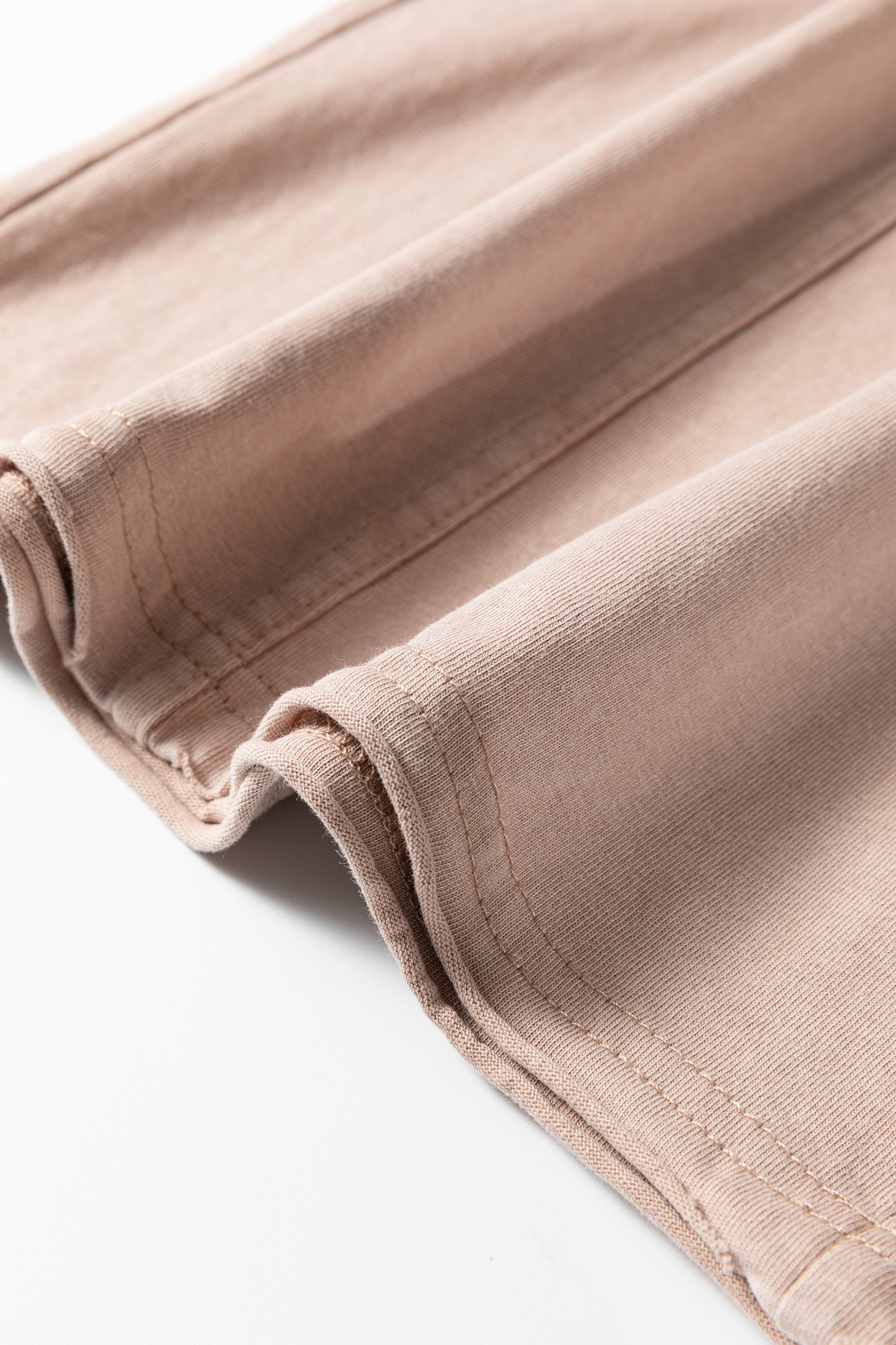 Smoke Gray Solid Color Mineral Wash Piping Trim Pocketed Wide Leg Pants-Bottoms/Pants & Culotte-[Adult]-[Female]-2022 Online Blue Zone Planet