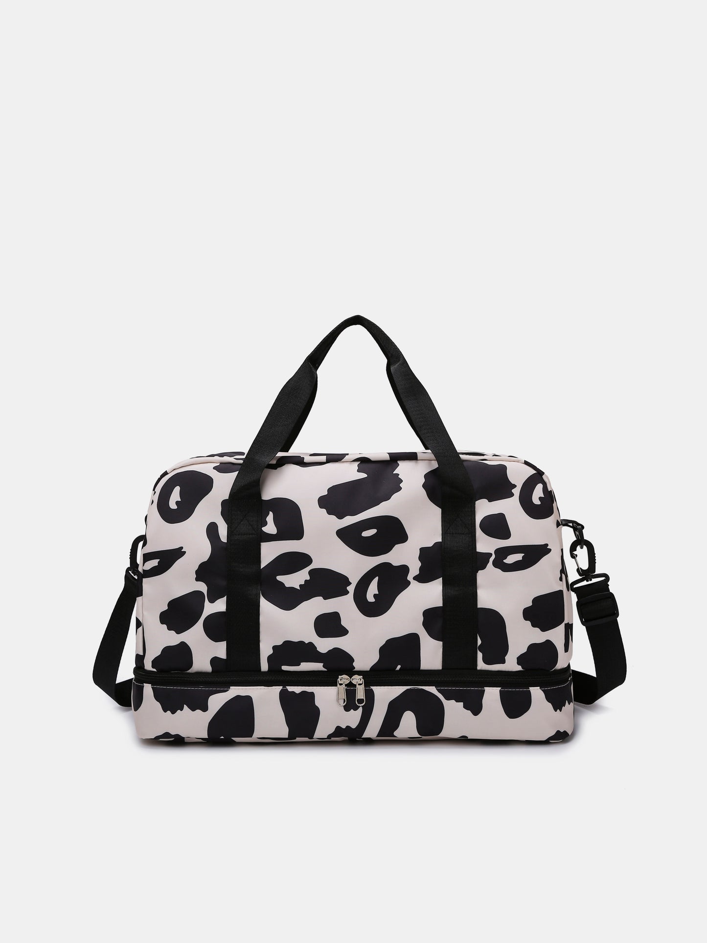 Blue Zone Planet | Oxford Cloth Leopard Travel Bag-HANDBAGS-[Adult]-[Female]-Beige-One Size-2022 Online Blue Zone Planet