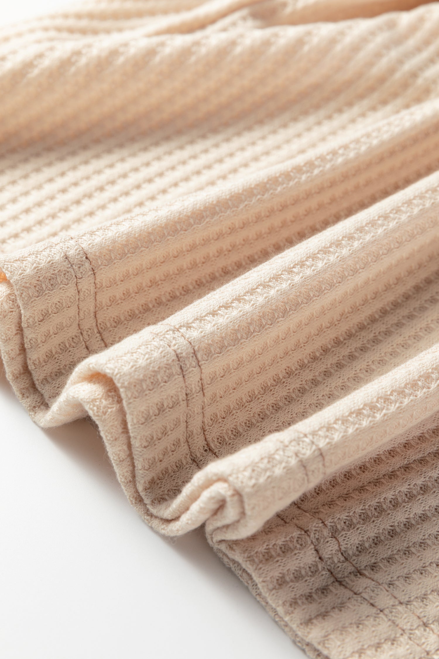 Camel Waffle Color Block Raglan Sleeve Top-Tops/Long Sleeve Tops-[Adult]-[Female]-2022 Online Blue Zone Planet