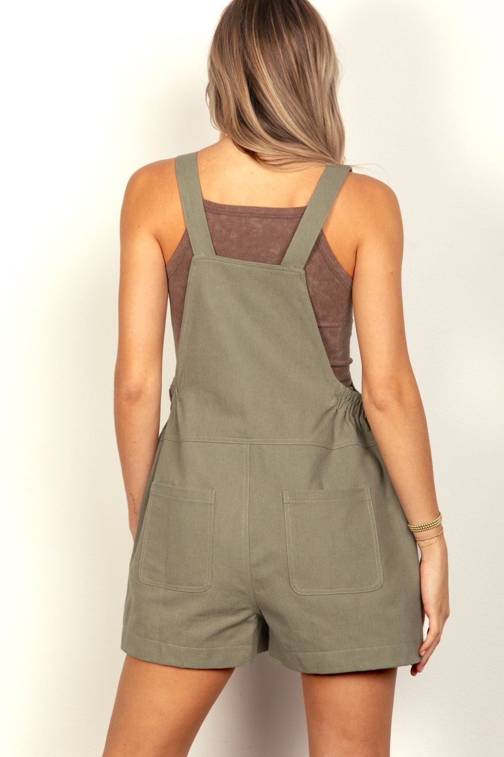 VERY J Adjustable Spaghetti Strap Overalls with Pockets-TOPS / DRESSES-[Adult]-[Female]-2022 Online Blue Zone Planet