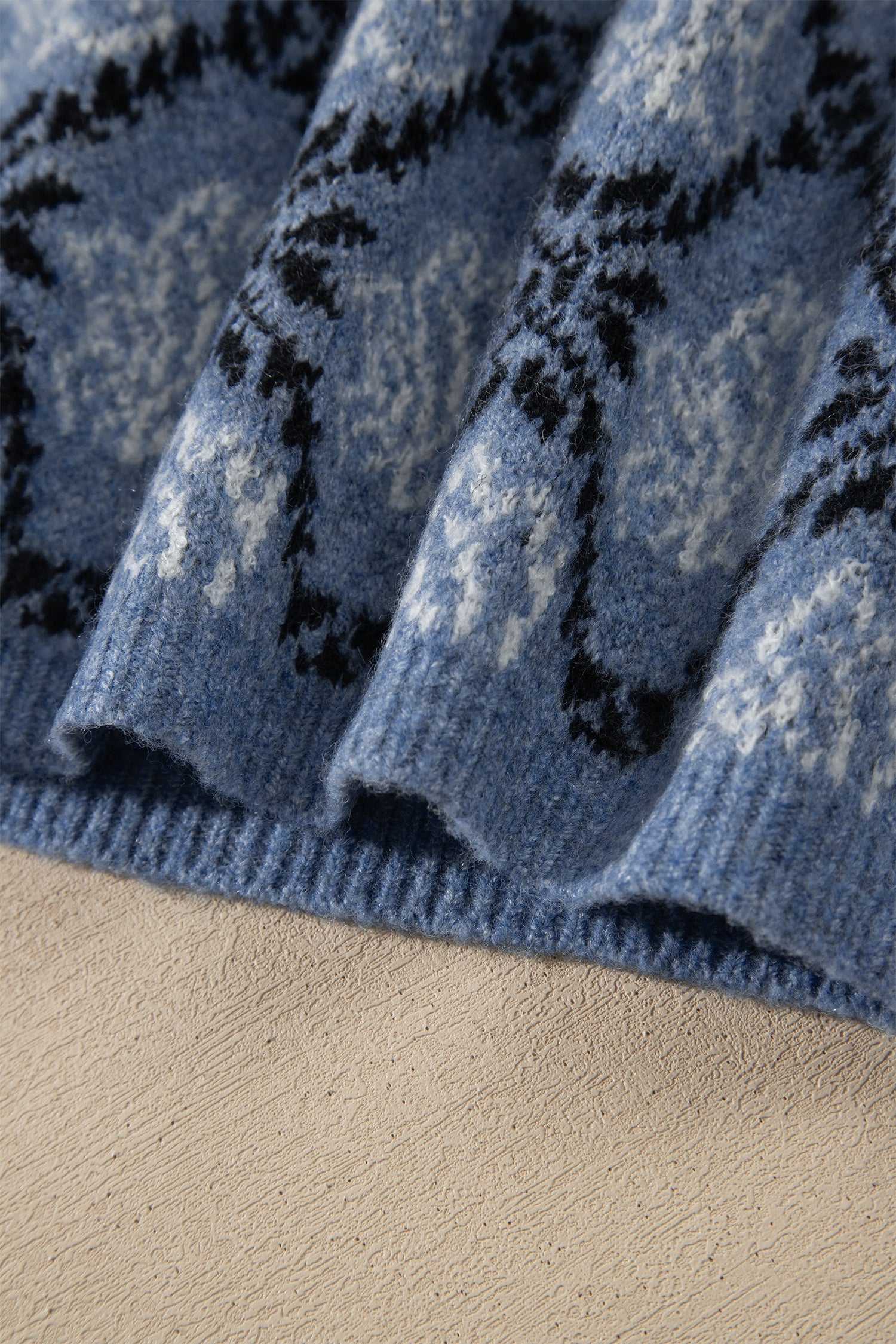 Dark Blue Short Sleeve Button Front Boho Knit Top Cardigan-Sweaters & Cardigans/Cardigans-[Adult]-[Female]-2022 Online Blue Zone Planet