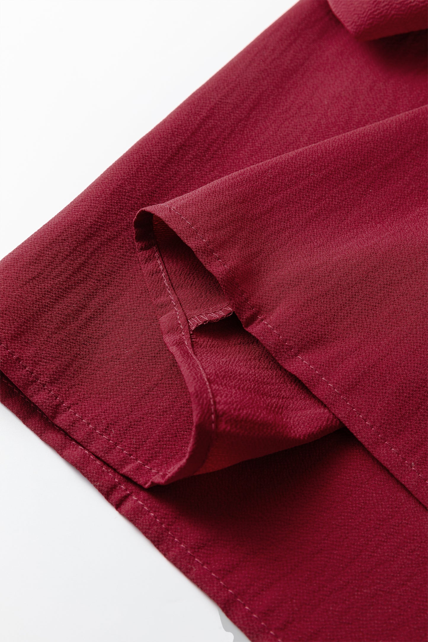 Fiery Red Black Frill Tiered Drawstring Waist Maxi Skirt-Bottoms/Skirts & Petticoat-[Adult]-[Female]-2022 Online Blue Zone Planet