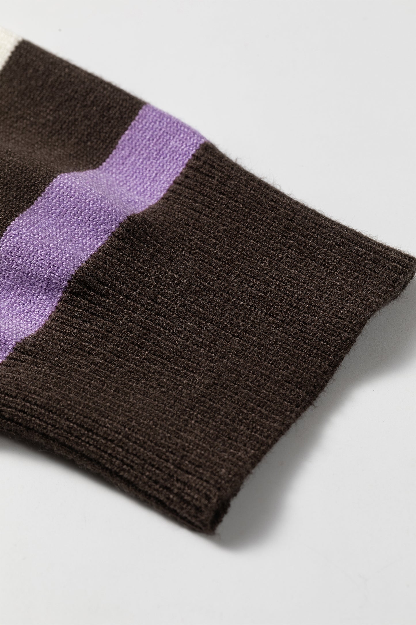 Brown Stripe Embroidered Detail Drop Shoulder Pullover Sweater-Sweaters & Cardigans/Sweaters-[Adult]-[Female]-2022 Online Blue Zone Planet