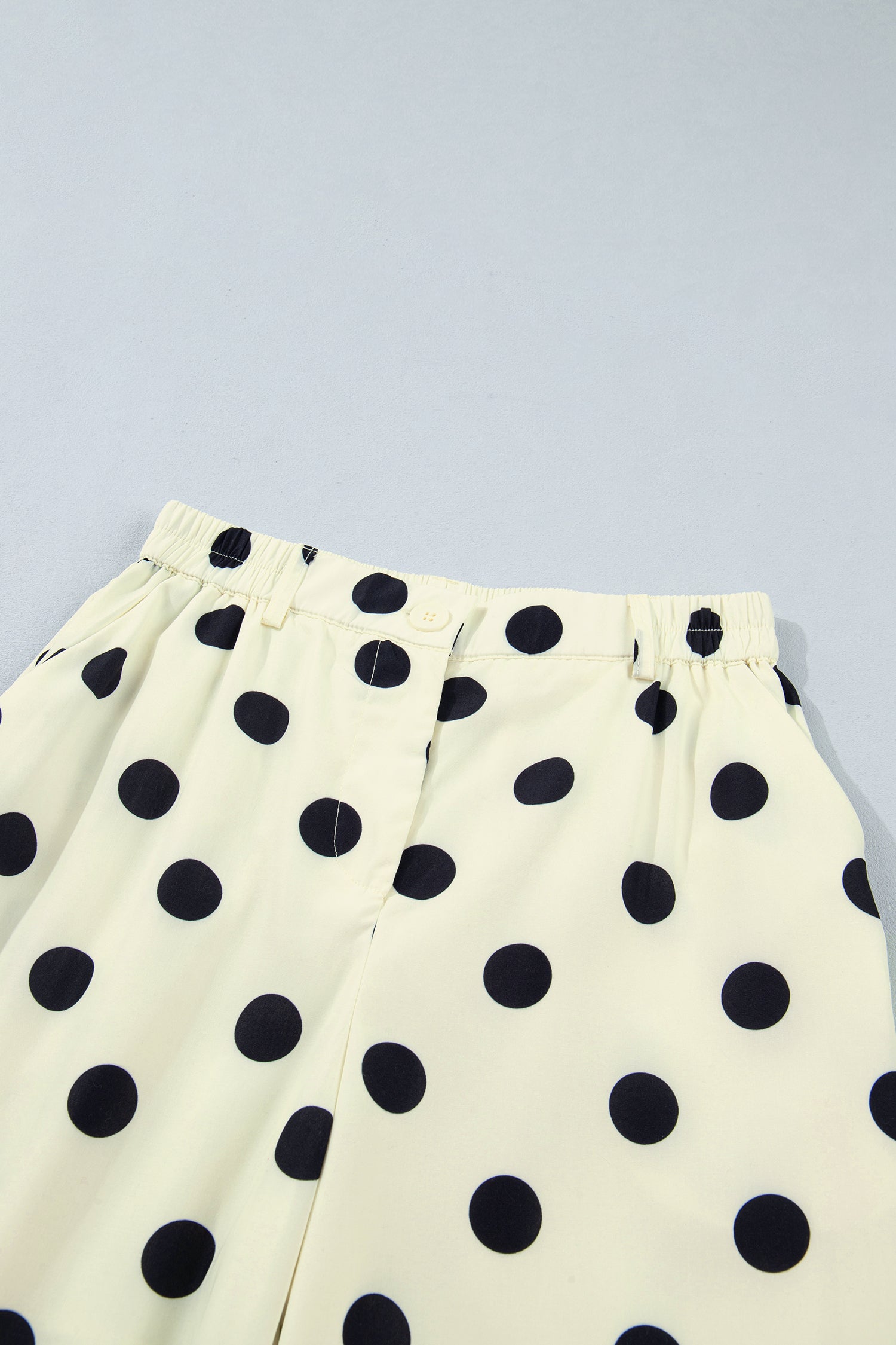 Black Polka Dot Ankle Length Harem Pants-Bottoms/Pants & Culotte-[Adult]-[Female]-2022 Online Blue Zone Planet