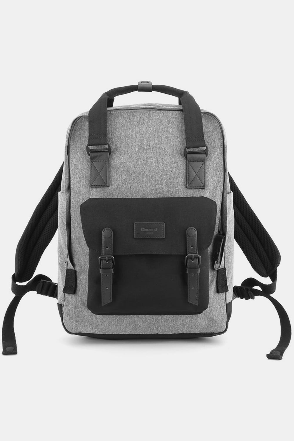 Himawari Waterproof Canvas Backpack Bag with Handles-BACKPACKS-[Adult]-[Female]-Grey/Black-One Size-2022 Online Blue Zone Planet