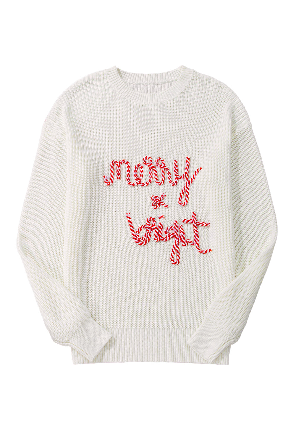 Bright White Merry & Bright Christmas Sweater-Sweaters-[Adult]-[Female]-2022 Online Blue Zone Planet