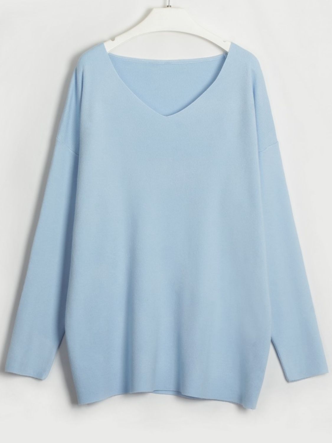 V-Neck Long Sleeve Top and Drawstring Pants Sweater Set-TOPS / DRESSES-[Adult]-[Female]-2022 Online Blue Zone Planet