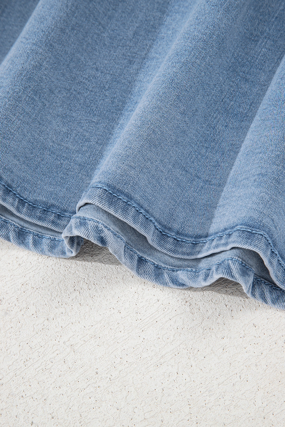 Myosotis Square Neck Bowknot A-line Sleeveless Denim Dress-TOPS / DRESSES-[Adult]-[Female]-2022 Online Blue Zone Planet