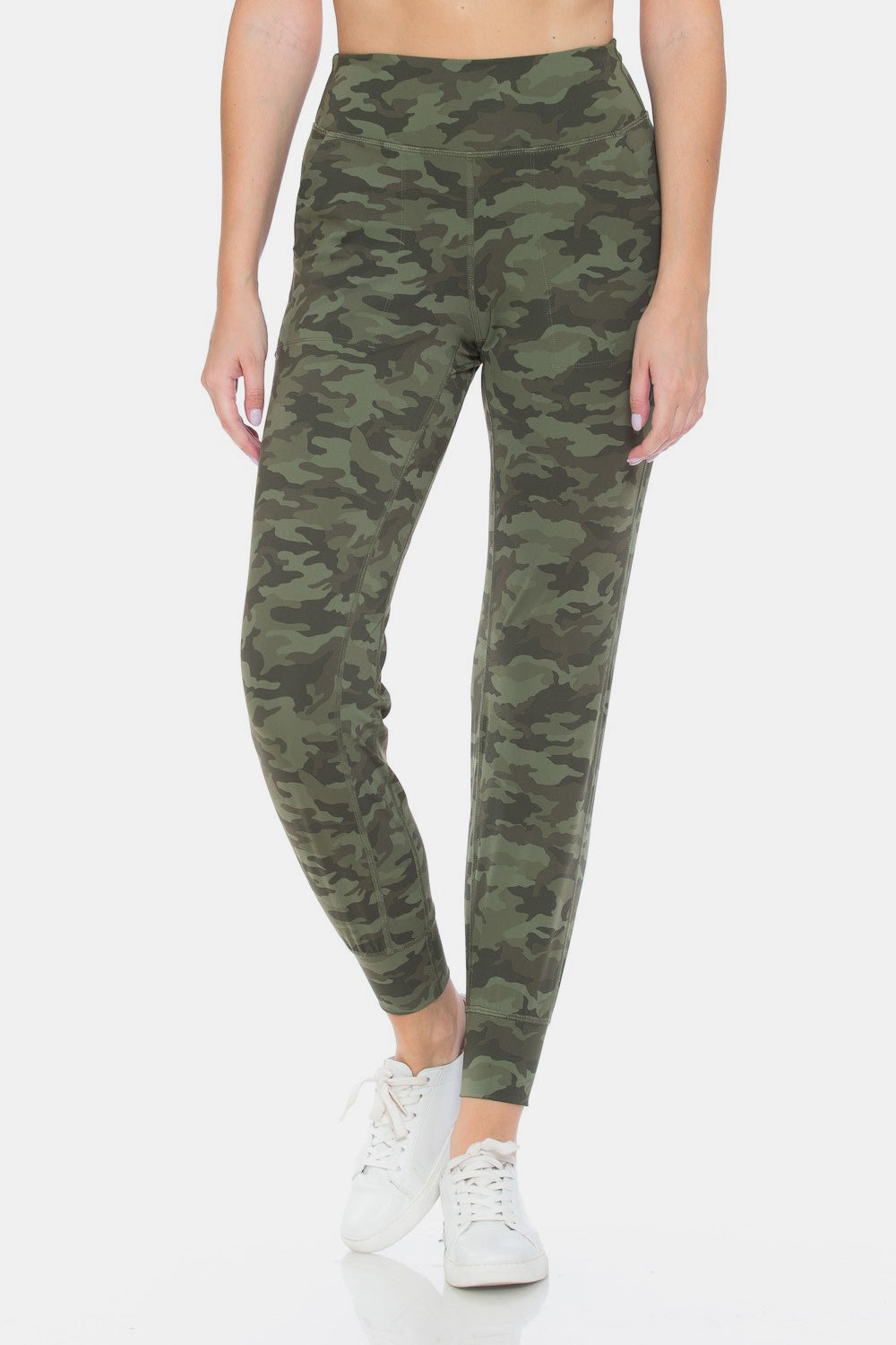 Leggings Depot Camouflage High Waist Leggings-[Adult]-[Female]-2022 Online Blue Zone Planet